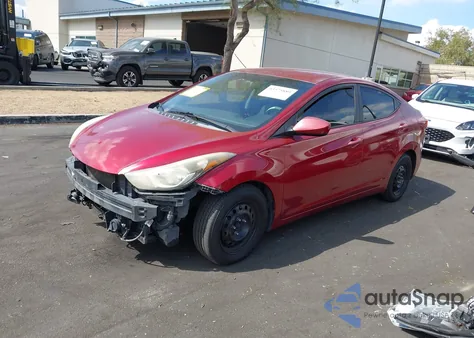 2016 Hyundai Elantra Se из США, поврежденный, VIN 5NPDH4AE7GH700185